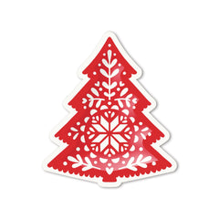 My Mind’s Eye - PRESALE SHIPPING MID OCTOBER - NRD1040 - Nordic Christmas Tree Shaped Paper Plate - Pretty Day