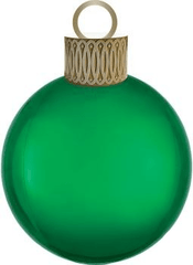 Air Fill Only Christmas Ornament Round Foil Balloon S4028 - Pretty Day