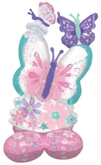 Air Filled Stand Up Jumbo Butterfly Airloonz S4128 - Pretty Day
