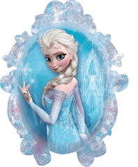 Double Sided Elsa Anna Frozen Jumbo Foil Balloon S4086 - Pretty Day