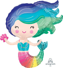 Mermaid Jumbo Foil Balloon S4080 - Pretty Day