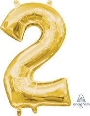 Gold 2 Jumbo Foil Balloon S1027 - Pretty Day