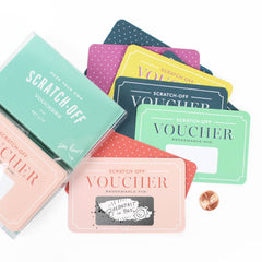 Scratch-off Vouchers 12pk S1154 - Pretty Day