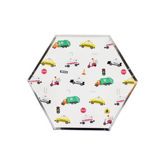 Transportation Small Plates, 12 ct - Pretty Day
