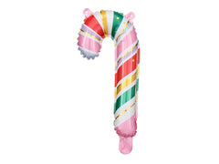 Candy Cane Foil Balloon 5pc M1035 - Pretty Day