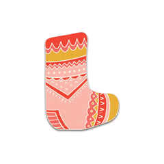 My Mind’s Eye - PRESALE SHIPPING MID OCTOBER - RET1013 - Retro Christmas Sock Paper Dinner Napkin - Pretty Day