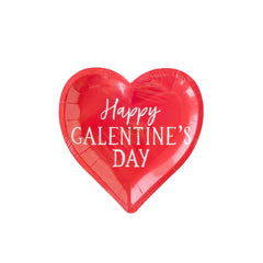 My Mind’s Eye - GAL1041 - Heart Happy Galentines Paper Plate - Pretty Day