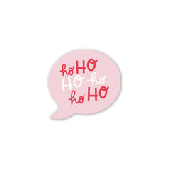My Mind’s Eye - PRESALE SHIPPING MID OCTOBER - WHM1038 - Whimsy Santa Ho Ho Ho Shaped Paper Dinner Napkin - Pretty Day
