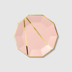 Large Pink Party Plates 10pk S5081 - Pretty Day