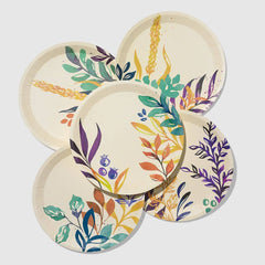Hand Painted Floral Plates- Small (10 Count) S5107 - Pretty Day