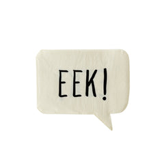 PREORDER SHIPPING 8/1-8/8 - MON1038 -  Frank & Mummy Eek! Shaped Dinner Napkin - Pretty Day