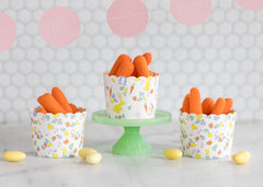 Bunnies and Flowers 5 oz Food Cups (50 pcs) M1072 M1076 M1084 - Pretty Day