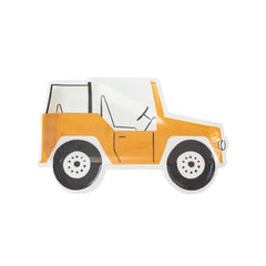 My Mind’s Eye - SAF940 -  Safari Jeep Shaped Paper Plate - Pretty Day