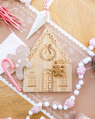 My Mind’s Eye - PRESALE SHIPPING MID OCTOBER - GBD1038 - Gingerbread Man Napkin - Pretty Day