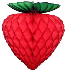 10" Honeycomb Strawberry Decoration S6159 - Pretty Day