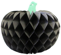 Black Pumpkin Honeycomb Decoration - Pretty Day
