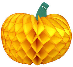 Gold Pumpkin Honeycomb Decoration - Pretty Day