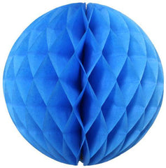 Turquoise Blue Tissue Paper Honeycomb Balls - Pretty Day