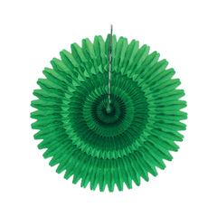 Green Tissue Paper Fans - Pretty Day
