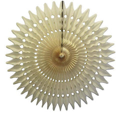 Ivory Tissue Paper Fans - Pretty Day