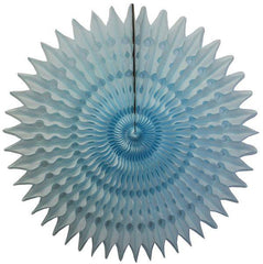 Light Blue Tissue Paper Fans - Pretty Day