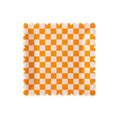 PREORDER SHIPPING 8/1-8/8 - GGH1042 -  Ghoul Gang Checkered Paper Plate - Pretty Day