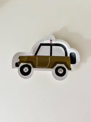 Safari Jeep Plate - Pretty Day
