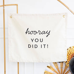 My Mind’s Eye - GRD1021 -  Hooray Canvas Banner - Pretty Day