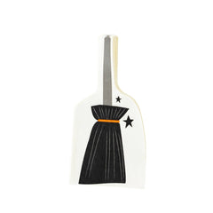 PREORDER SHIPPING 8/1-8/8 - WHH1039 -  Witching Hour Broom Shaped Paper Dinner Napkin - Pretty Day