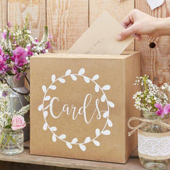 Rustic Wedding Card Post Box S5020 - Pretty Day