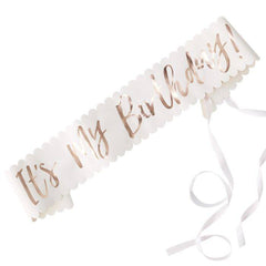 It's My Birthday Girl Sash S0054 - Pretty Day