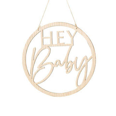 Wooden Baby Shower Backdrop Sign S8030 - Pretty Day