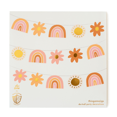 Boho Rainbow Party Decorations- 16 Pk S3116 - Pretty Day