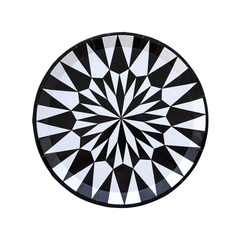 7" Kaleidoscope Small Plates - 8 Pk S9070 - Pretty Day
