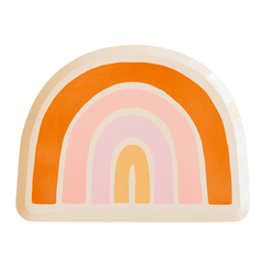 Boho Rainbow Large Plates - 8 Pk S4118 - Pretty Day