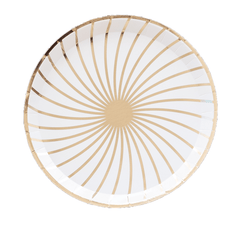 The Gatz  White 9" Large Plates - 8 Pk. S3131 - Pretty Day