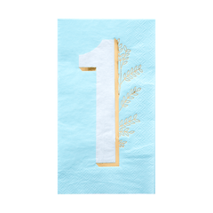 Blue Onederland Guest Napkins - 16 Pack S5075 - Pretty Day