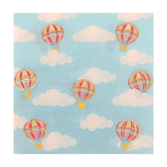 Hot Air Balloon Party Napkins - Large S1163 - Pretty Day