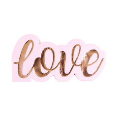 Love Rose Gold Foil Bachelorette Party Napkins S1158 - Pretty Day