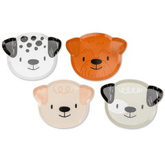 10" Bow Wow Large Plates - 8 Pack S3114 - Pretty Day