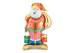 Standing Santa Claus Foil Balloon M1123 - Pretty Day