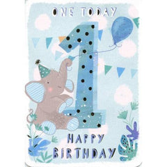 First Birthday Boy Greeting Card - Ling Design - Pretty Day
