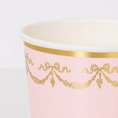 Pastel Multicolored Ladurée Paris Paper Cups (x 8) - Pretty Day