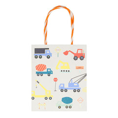 Construction Party Treat Bags 8pk S9277 - Pretty Day