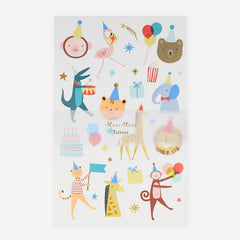 Animal Parade Tattoo Sheets (x 2 sheets) S1162 - Pretty Day
