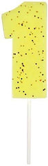 Yellow Number 1 Candle S3059 - Pretty Day