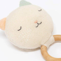 Meri Meri - Cat Baby Rattle S3116 - Pretty Day