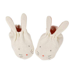 Peach Bunny Baby Booties S1130 - Pretty Day