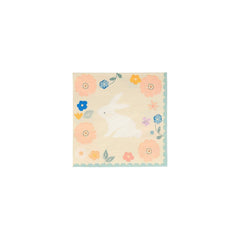 Meri Meri Easter Bunny Floral Paper Party Napkins - Small S3101 - Pretty Day