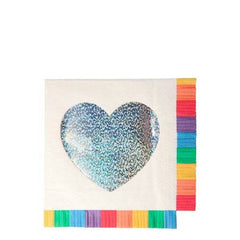 Rainbow Fringe Napkins - Large S0110 - Pretty Day